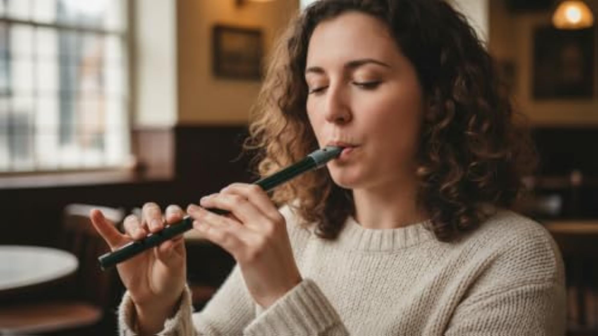 B Natural PVC Fiber Flute for Beginners & Professionals 6 Hole